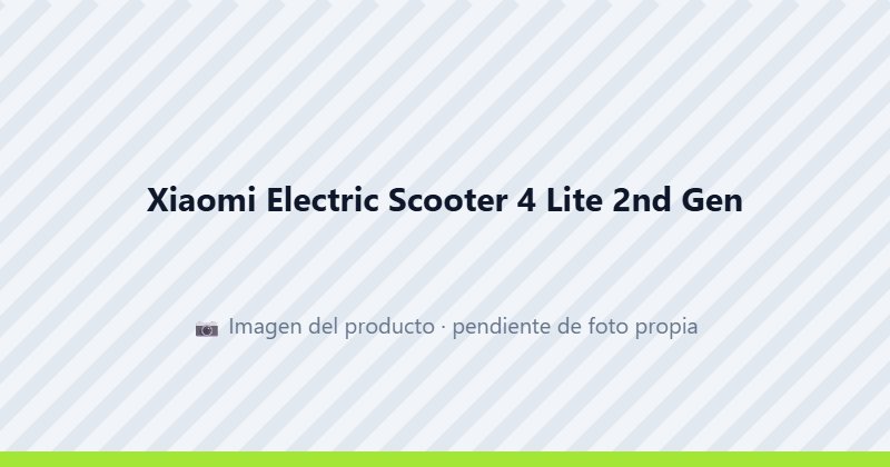 Xiaomi Electric Scooter 4 Lite 2nd Gen